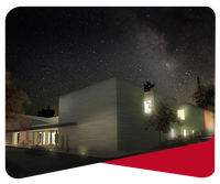 Gray square building